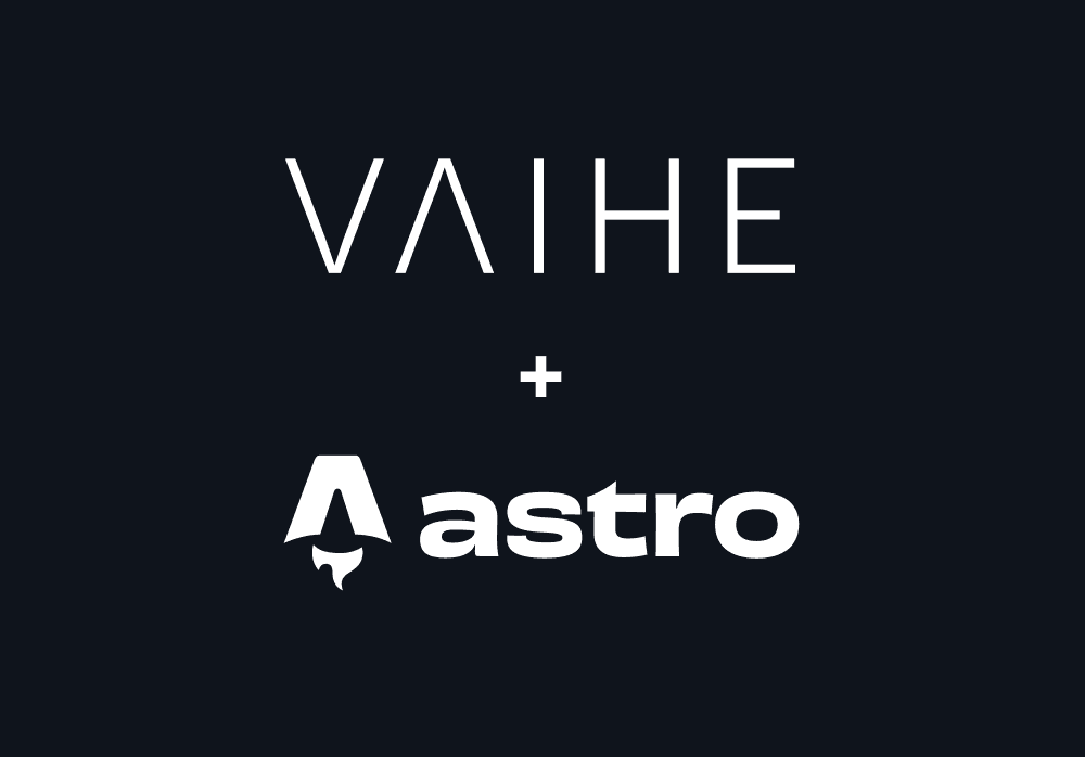 Illustraatio Astron logosta ja Vaihe-logosta
